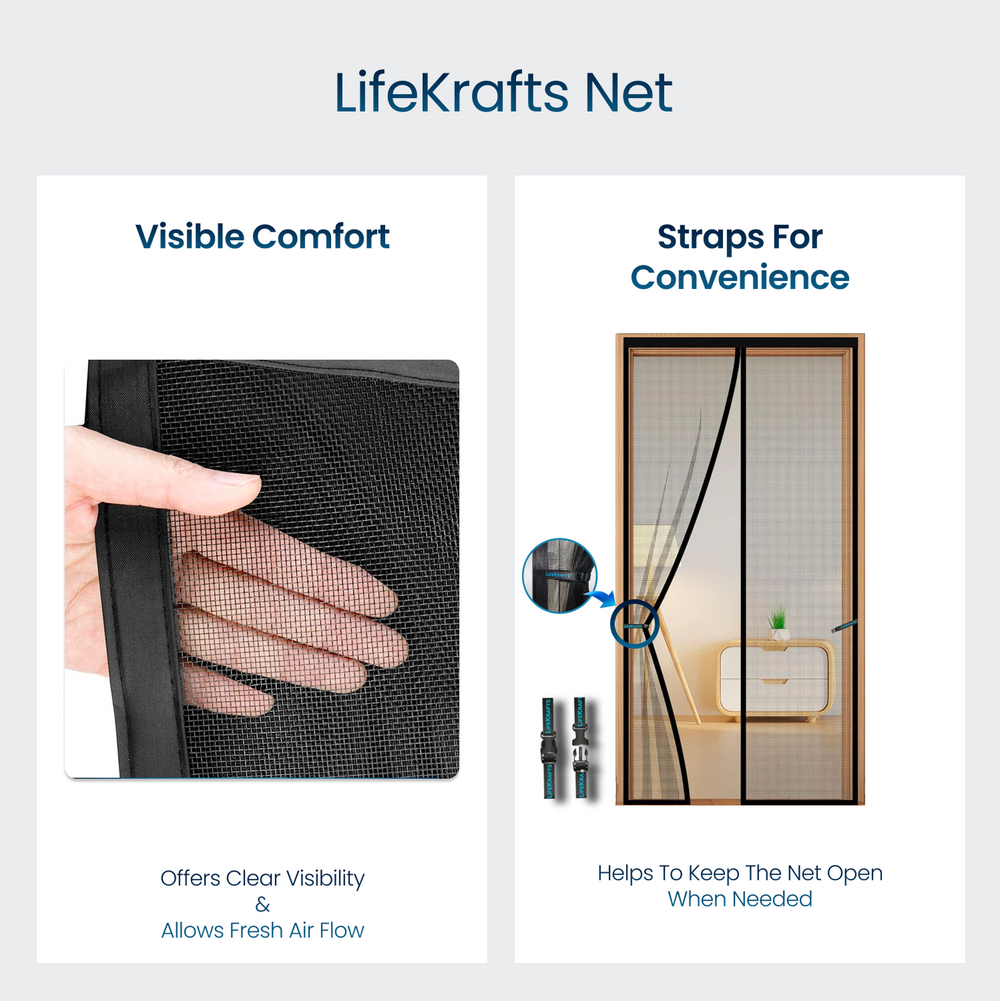 Magnetic Foldable Anti Mosquito Door Curtains